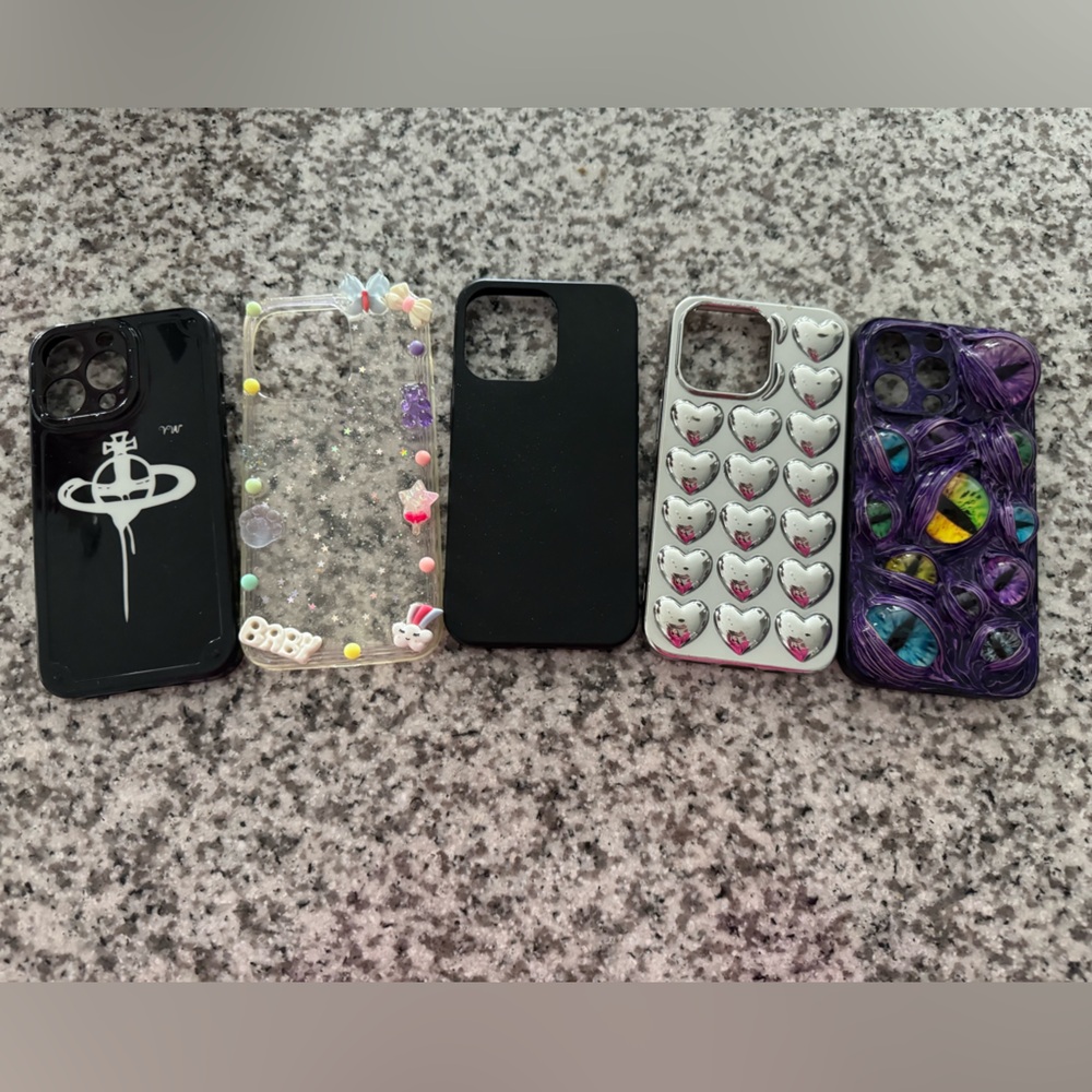 Set of 5 iPhone 13 Pro Cases